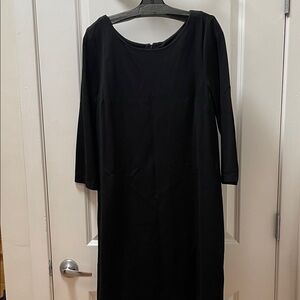 Banana Republic Classic Black Long Sleeve Dress